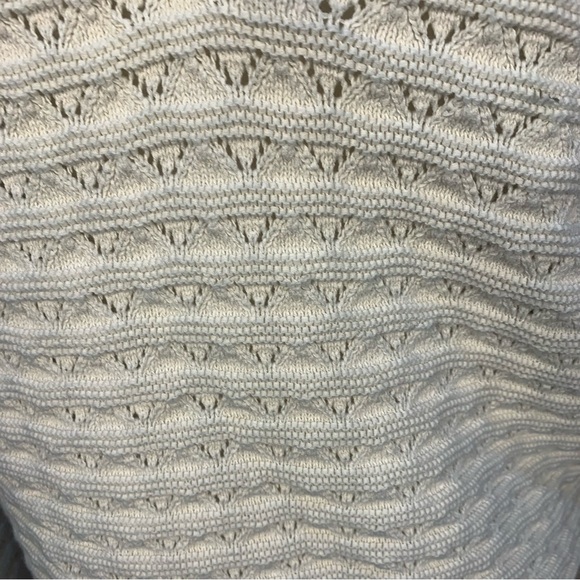 Veronica Beard Bracia Pointelle V Neck Sweater - Picture 5 of 15